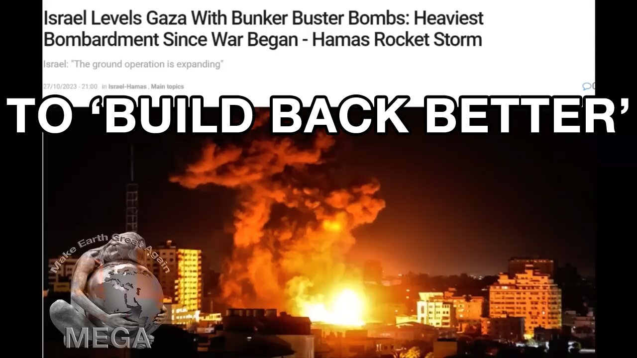 Bunker Busters Leveling Gaza/The Attack Begins