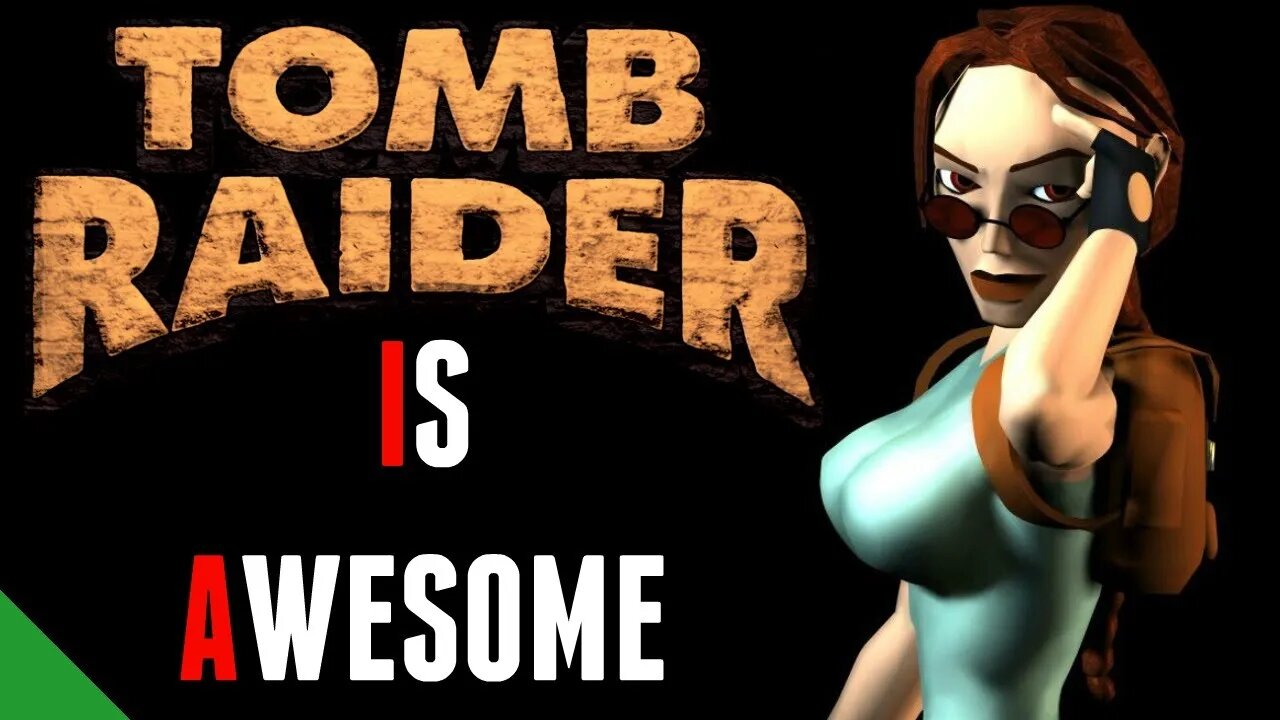 The Beginning Of A Hot Video Game Legend! - Lara Croft/TOMB RAIDER IS COOL - 1996