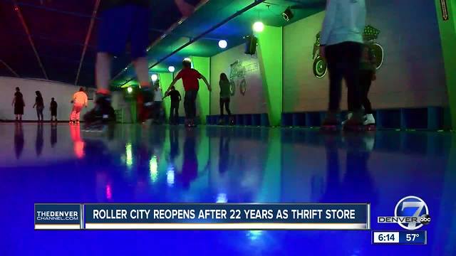 Roller City reopens after 22 years as thrift store