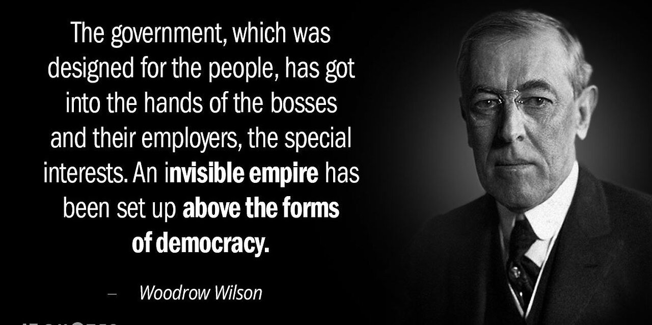 THE US PRESIDENT THAT SPONSORED THE FED WAS WOODROW WILSON - SEIGNORAGE RIGHTS