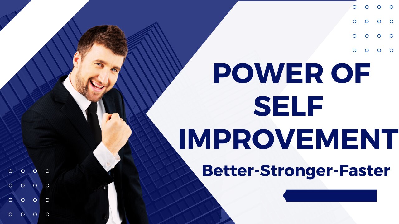 The power of self improvement: How to set meaningful goals for success.