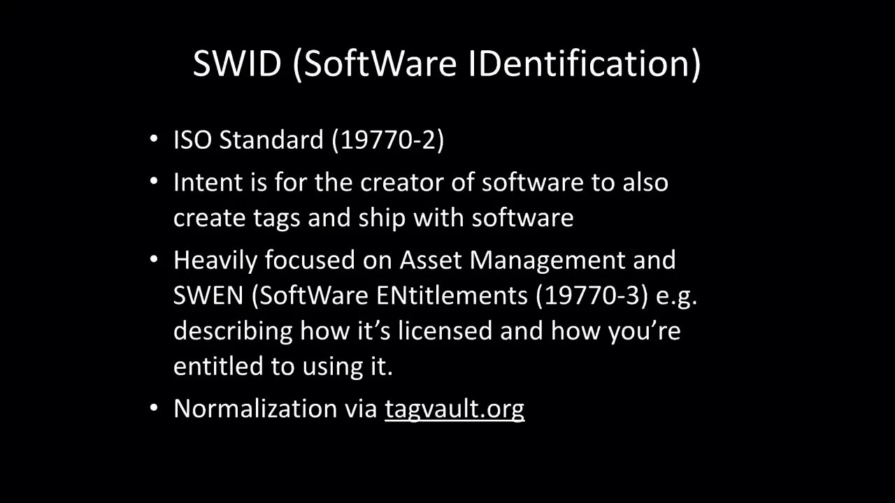 s software bill of materials the looming format skirmish David nalley