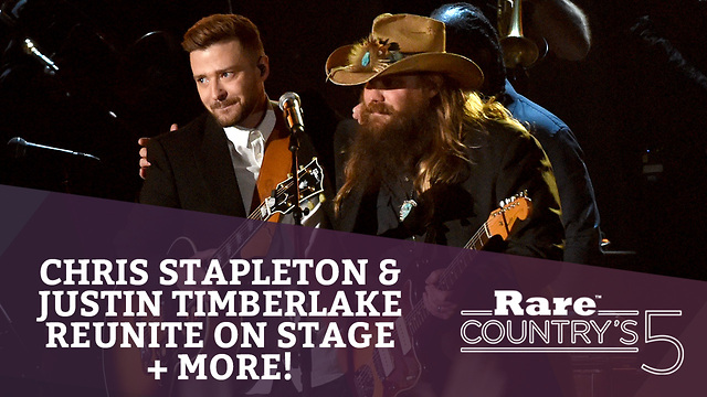 Chris Stapleton & Justin Timberlake Reunite Onstage + More | Rare Country's 5