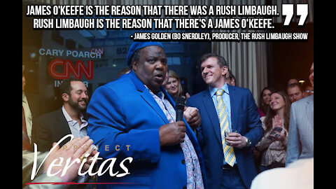 James Golden Honors Rush Limbaugh at Project Veritas CPAC 2021 After Party