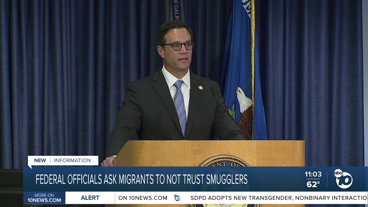 Acting U.S. attorney to migrants: Don't trust smugglers