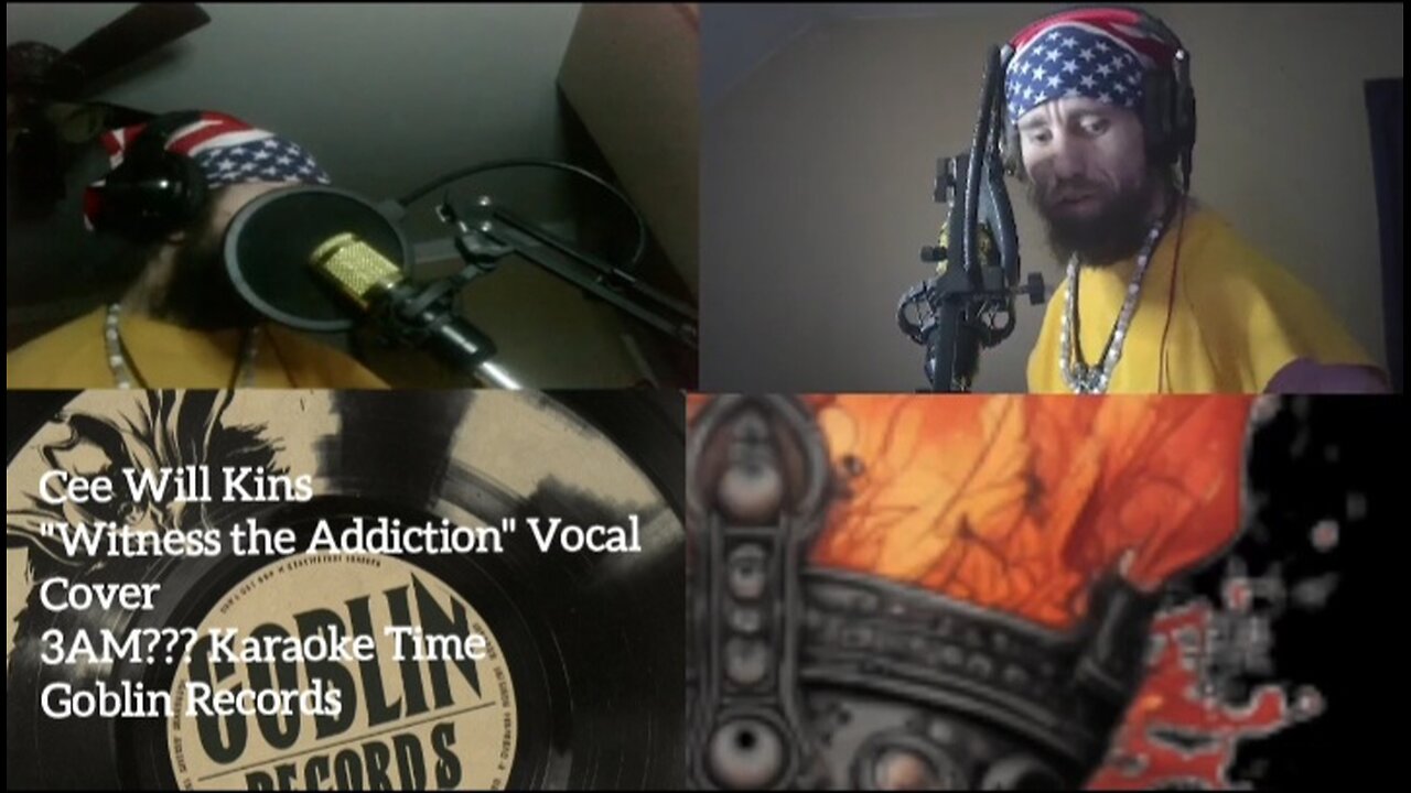 Cyraxx aka Shadowblade YouTube 03-28-24 witness the addiction vocal cover