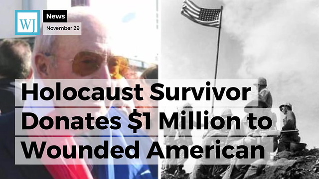 Holocaust Survivor Donates $1 Million to Wounded American Vets To Express His Gratitude