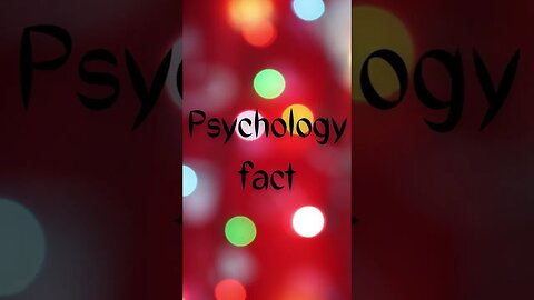 This Crazy Psychology Fact Will Blow Your Mind #shorts