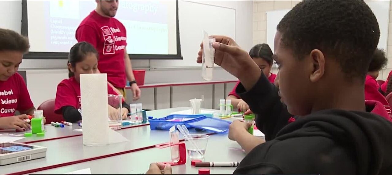 UNLV Rebel science camp for 5th graders