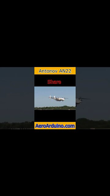 Ukrainian World Largest Propeller AN22 #Flying #Aviation #AeroArduino