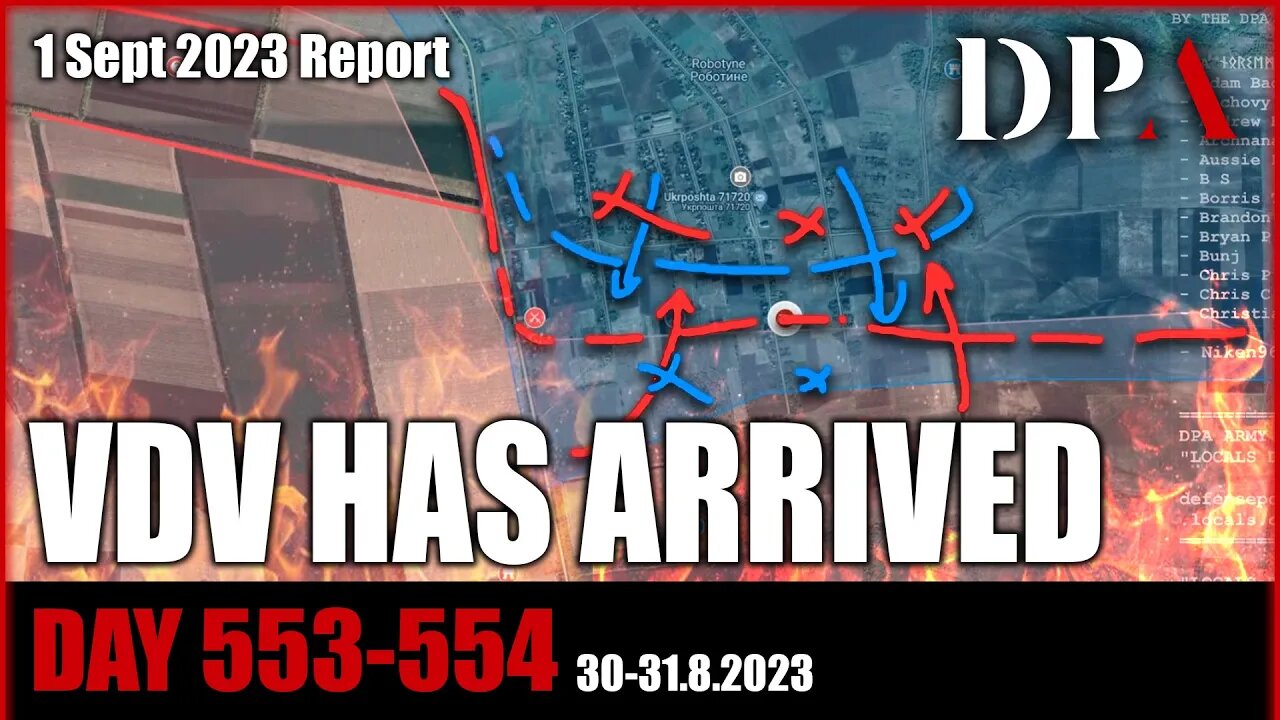 RUSSIAN AIRBORNE REDEPLOYED TO ROBOTYNE REGION! - Ukraine SITREP Day 555