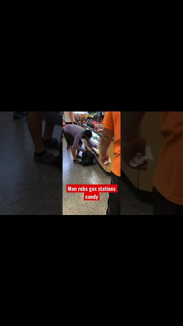 Gas station gets robbed for candy!🍭😲