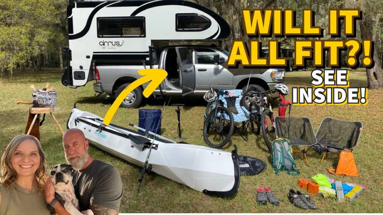 Will It All Fit? The Ultimate RV Garage:See Inside!