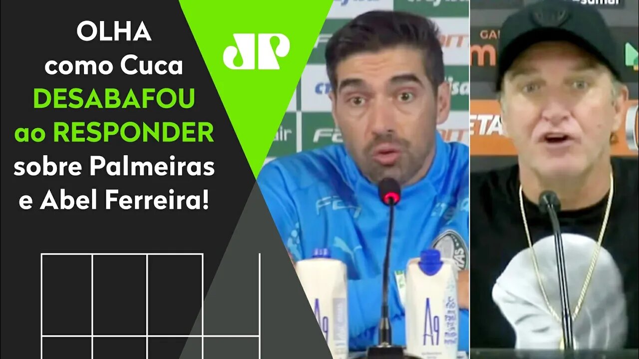 REBATEU! OLHA a RESPOSTA que Cuca deu sobre as falas de Abel Ferreira após Palmeiras x Atlético-MG!