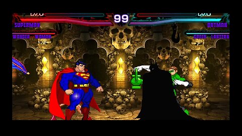Mugen: Superman/Wonderwoman vs Batman/Green Lantern