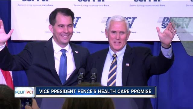 PolitiFact Wisconsin: Pence's healthcare promise