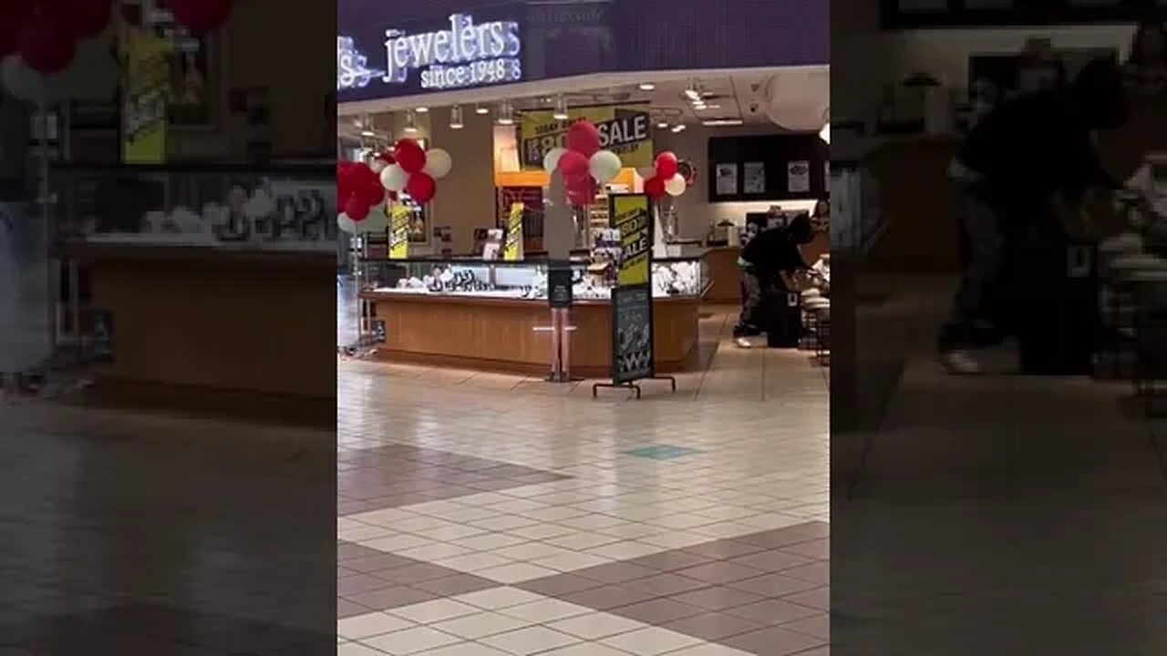 A grab and go robbery at the Stonewood Mall in Downey...