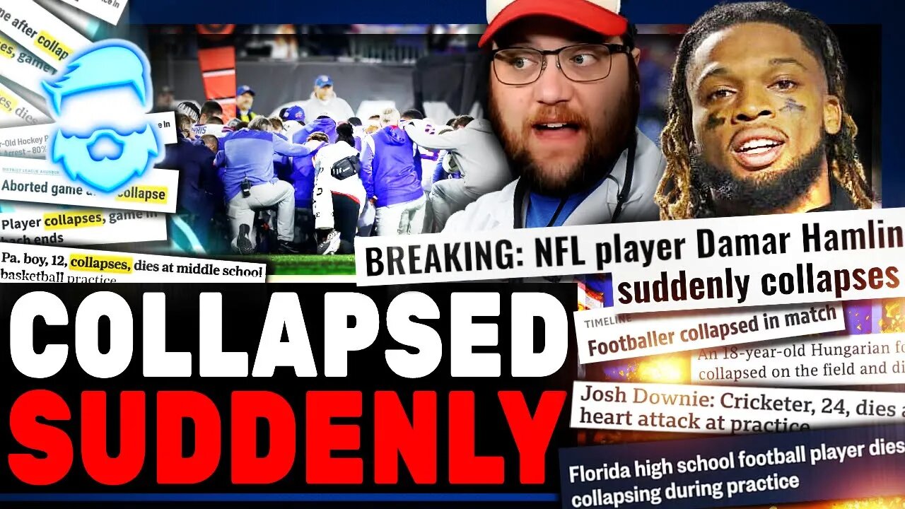 NFL Player COLLAPSES On Live TV! Damar Hamlin Suffers Cardiac Arrest & All Heck Breaks Loose!