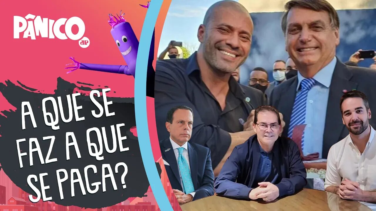 DANIEL SILVEIRA RECEBEU GRAÇA DE BOLSONARO ENQUANTO DORIA GANHOU PRAGA DE PAULINHO DA FORÇA?