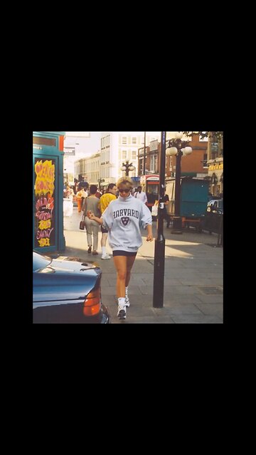 Princess Diana in London, 1997.