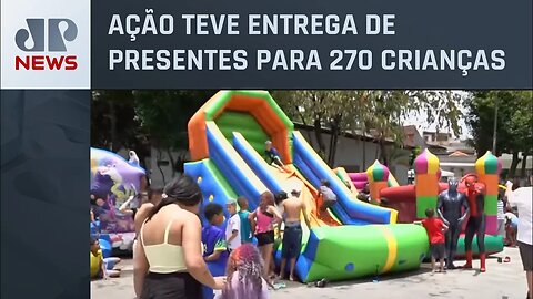 ONG realiza ação solidária de Natal para crianças de baixa renda