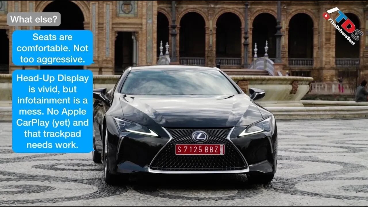 2018 Lexus LC500h Hybrid - Text Conversation Review