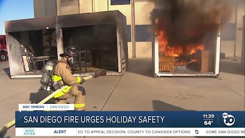 City fire officials urge holiday safety