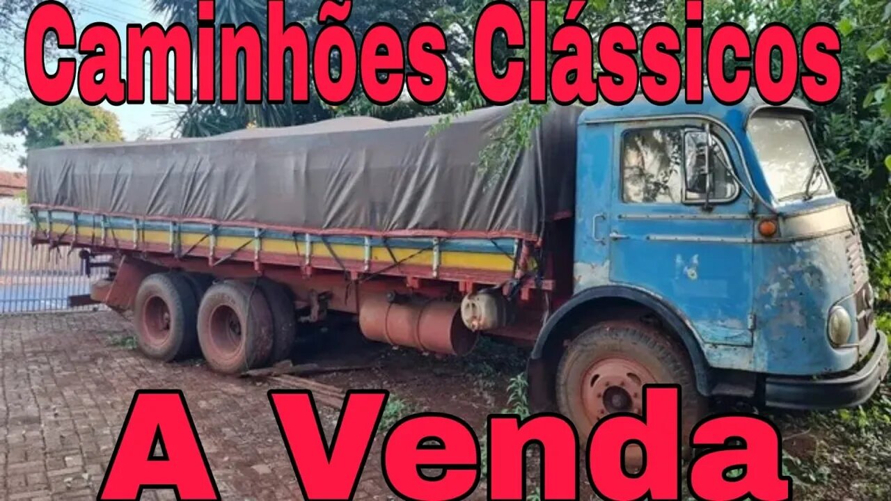 Ep.70 🚚 Caminhões Clássicos à Venda 📉 QRA Oliveira