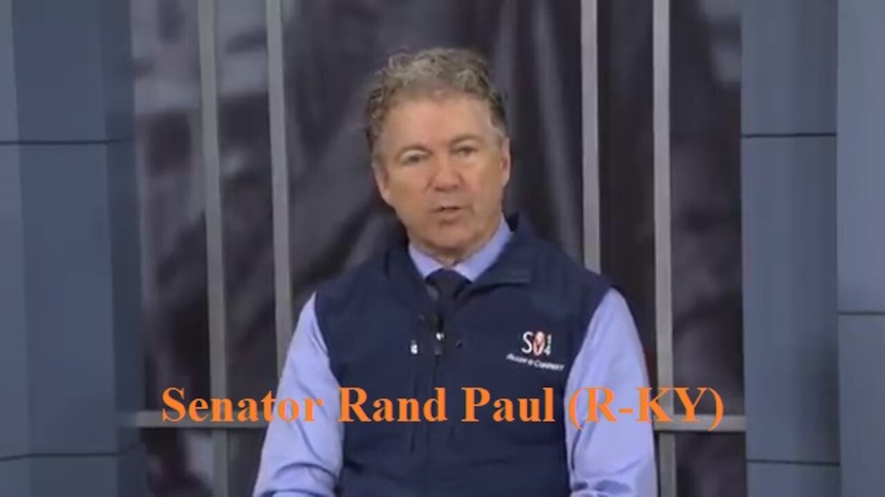 Rand Paul on Gov't Absurdities