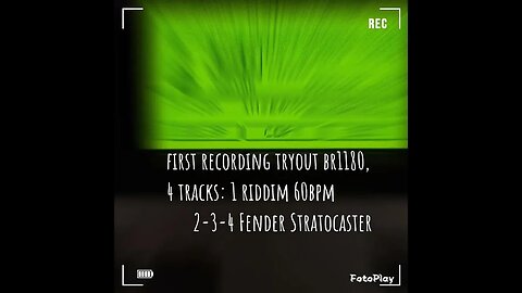 first easy 4 track recording - using the Boss br1180 part three