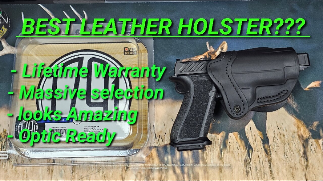 Breaking In a Leather Holster