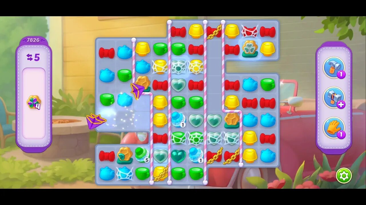 Playrix Homescapes Gameplay Walkthrough Level 7826