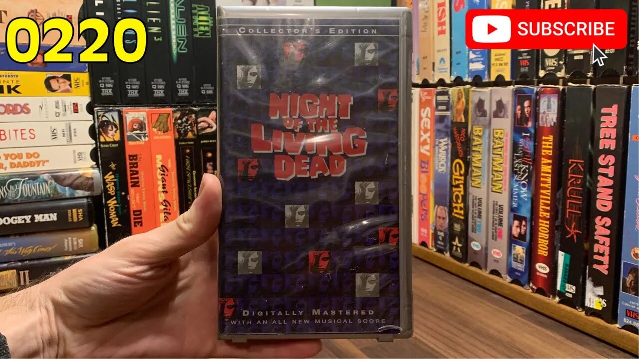 [0220] NIGHT OF THE LIVING DEAD (1968) VHS INSPECT [#nightofthelivingdead #nightofthelivingdeadVHS]