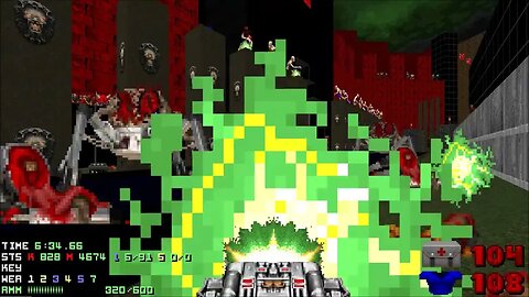 Doom 2 Slaughterfest 3 Level 28 UV with 102% in 1:48:02
