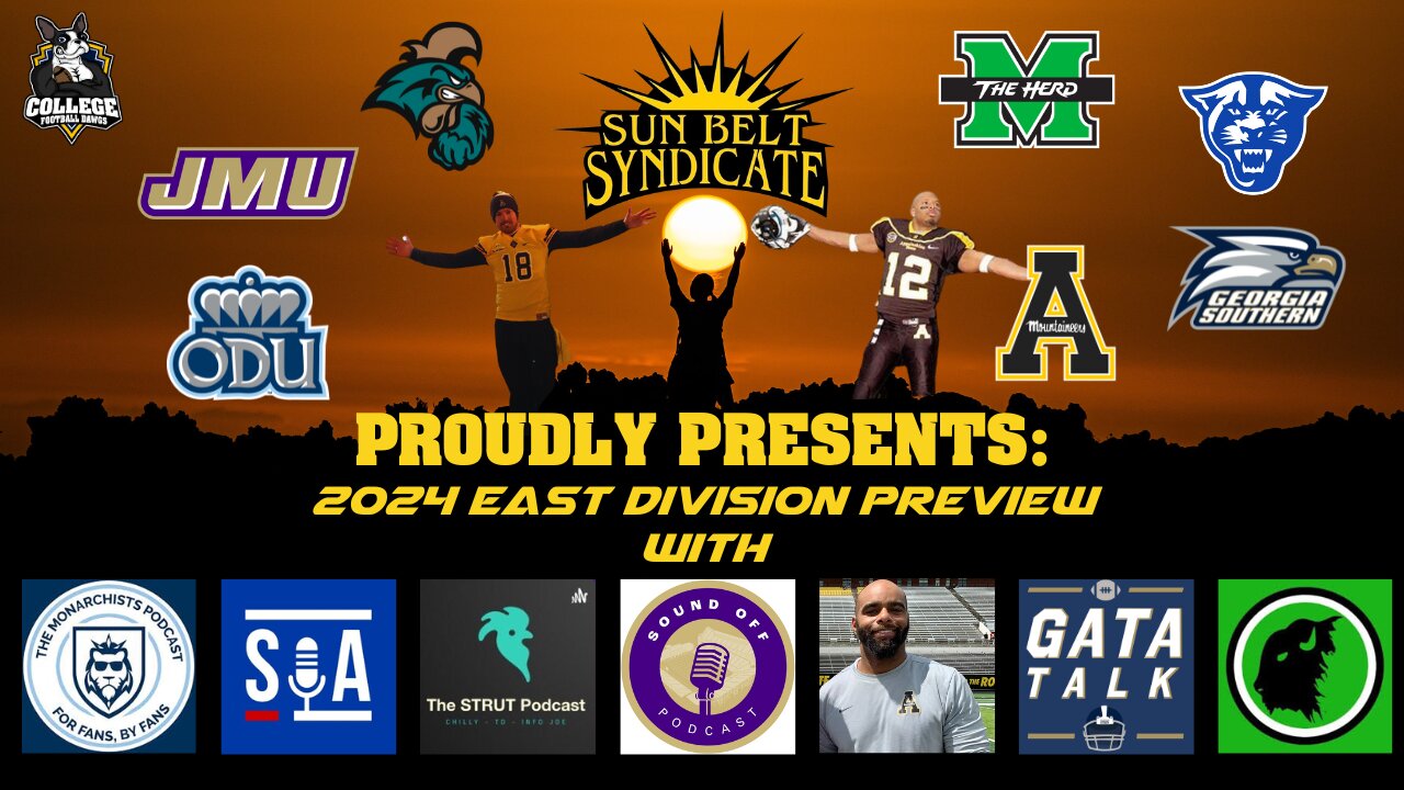 Sun Belt East Preview 2024 w/ tons of special guest!