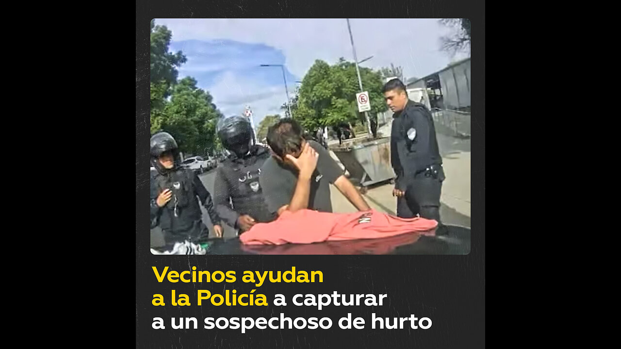 Arrestan a un sospechoso de hurto con ayuda de vecinos en Argentina