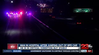 Man jumps out of moving car