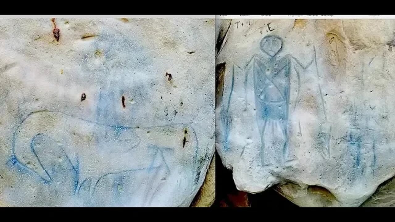 2,000 Year Old Celtic Petroglyphs in America Talk About Jesus - Forbidden History