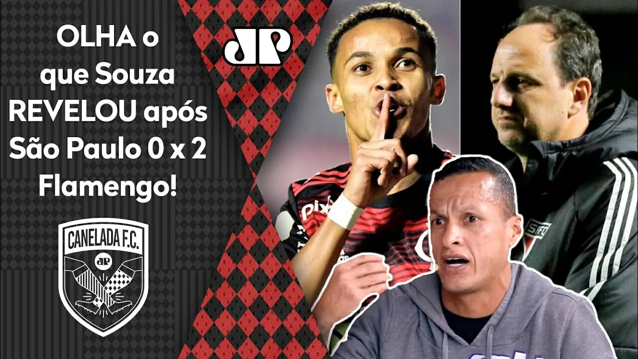 "É SÉRIO! O Lázaro FALOU pra um AMIGO MEU que o Rogério Ceni..." Souza EXPLANA após SPFC x Flamengo!