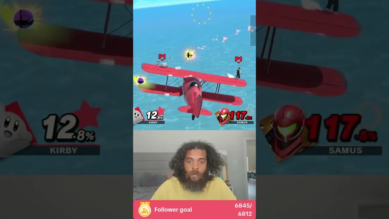 streaming super smash brothers on TikTok live with Rock Mercury ￼