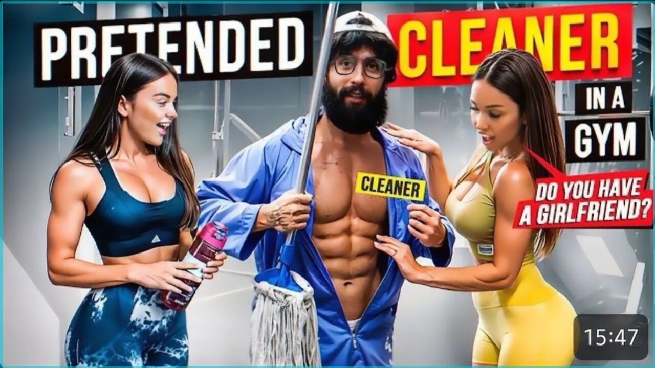 She can't say No to CLEANER _ Anatoly GYM PRANK @28_Full-HD