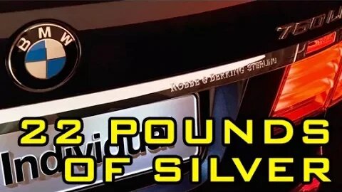 The Vehicle That Contains 22 POUNDS Of Sterling Silver!!