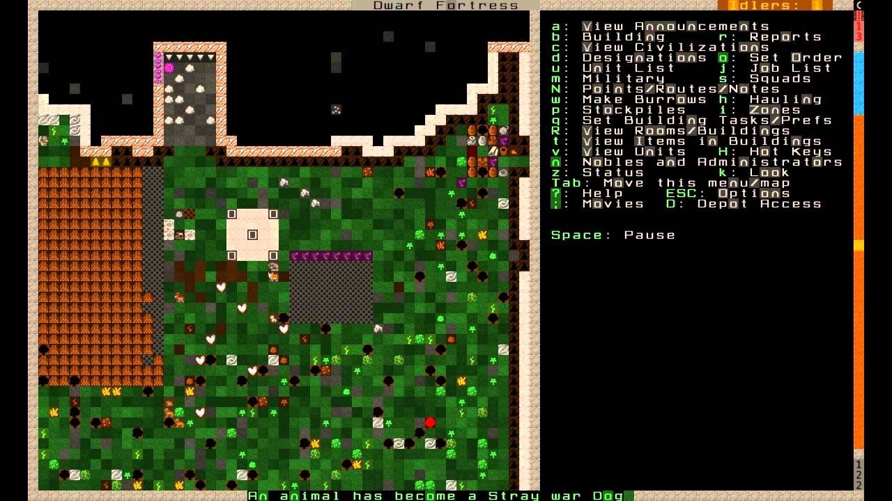 Dwarf Fortress Scarletrocks part 7 - Farms [let's play]