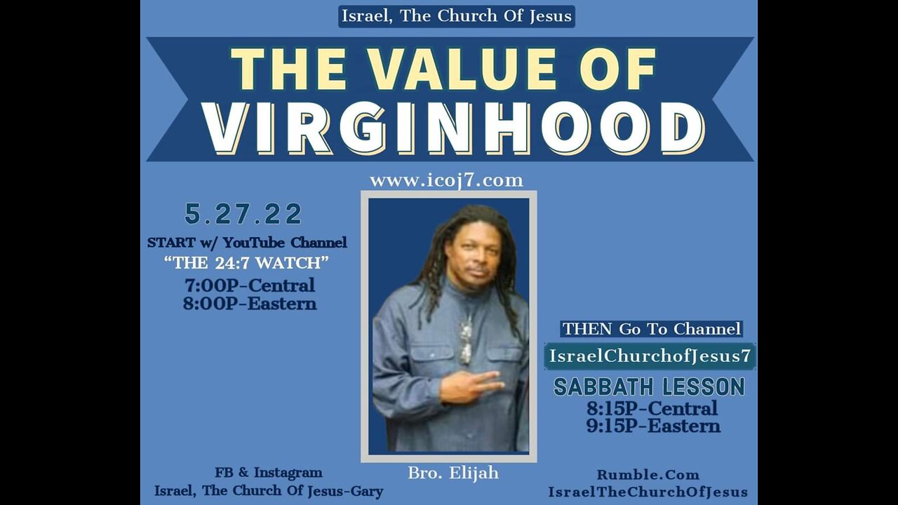 THE VALUE OF VIRGINHOOD