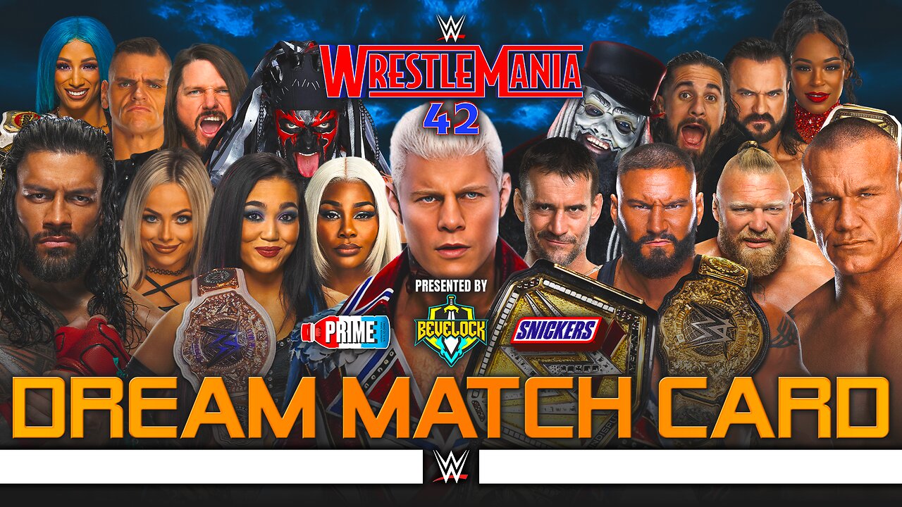 WWE WrestleMania 42 - Dream Match Card [v4]