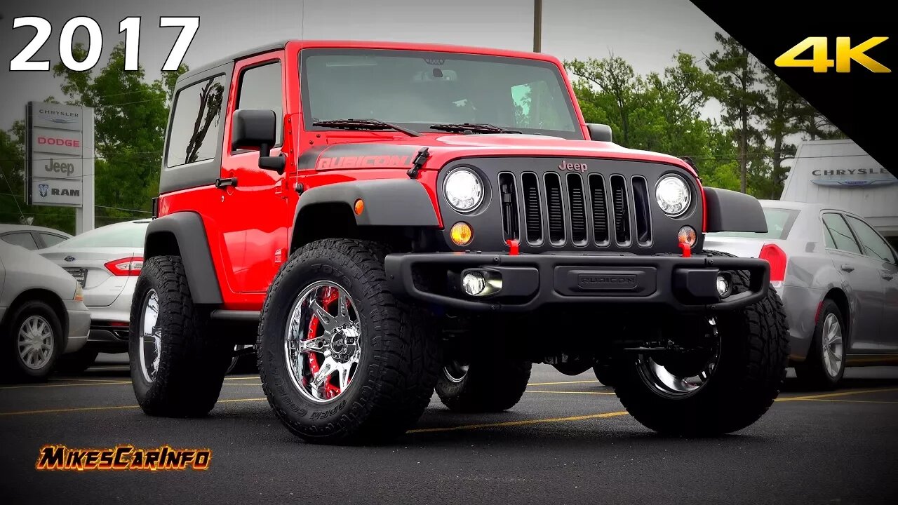 2017 Jeep Wrangler Rubicon Recon Modified Customized - Quick Look In 4K