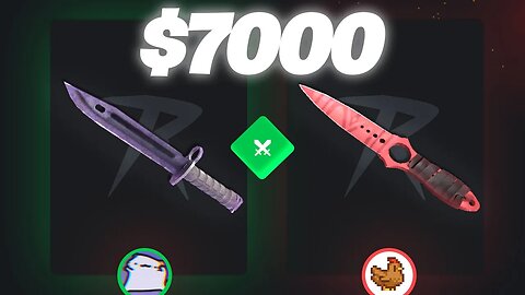 WE UNBOXED $7000 ON CSGOROLL BY GOING ALL-IN AGAINST GRIM!