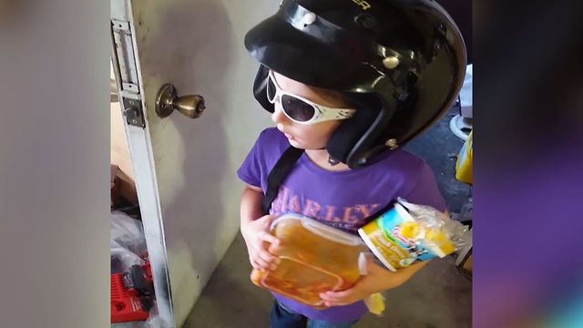 Girl's Mysterious Missing Helmet