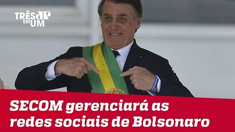 Jair Bolsonaro transfere suas redes sociais para a Secom