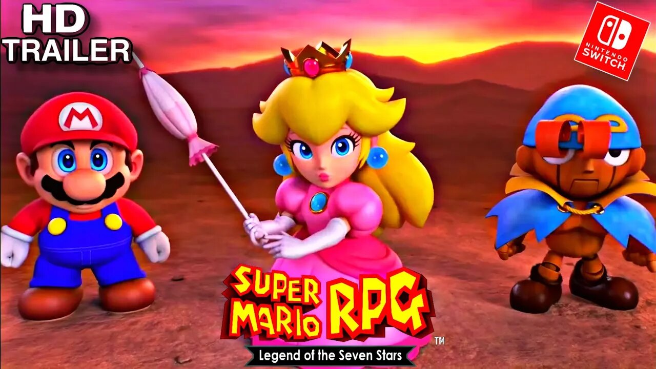 Nintendo surpreende com esse anúncio do jogo Super Mário RPG remake. Vai ser Sucesso😱